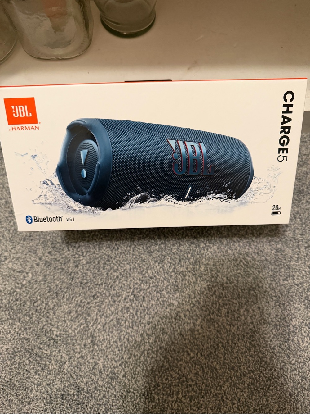 JBL Charge 5 Portable Bluetooth Speaker - Dark Blue